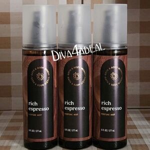 3X Bath& Body Works WELLNESS RICH ESPRESSO Mist Sprays